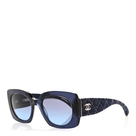 chanel 5406 sunglasses|CHANEL Denim Rectangle Sunglasses 5406 Blue .